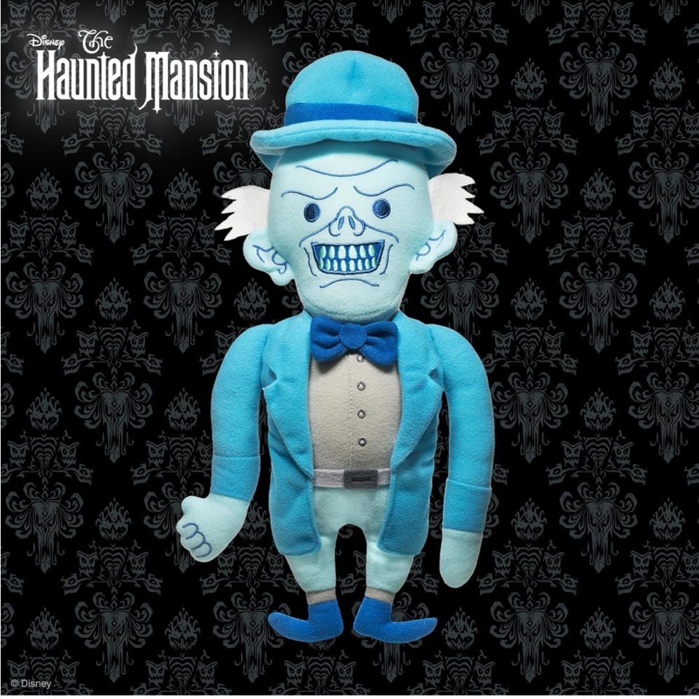 Haunted Mansion Ezra Skeleton Ghost Stuffy Disney NWT